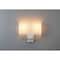 Access Lighting Mid Town, 2 Light LED Wall Sconce, Brushed Steel Finish, Fabric 64062LEDDLP-BS/WH - alternate 2